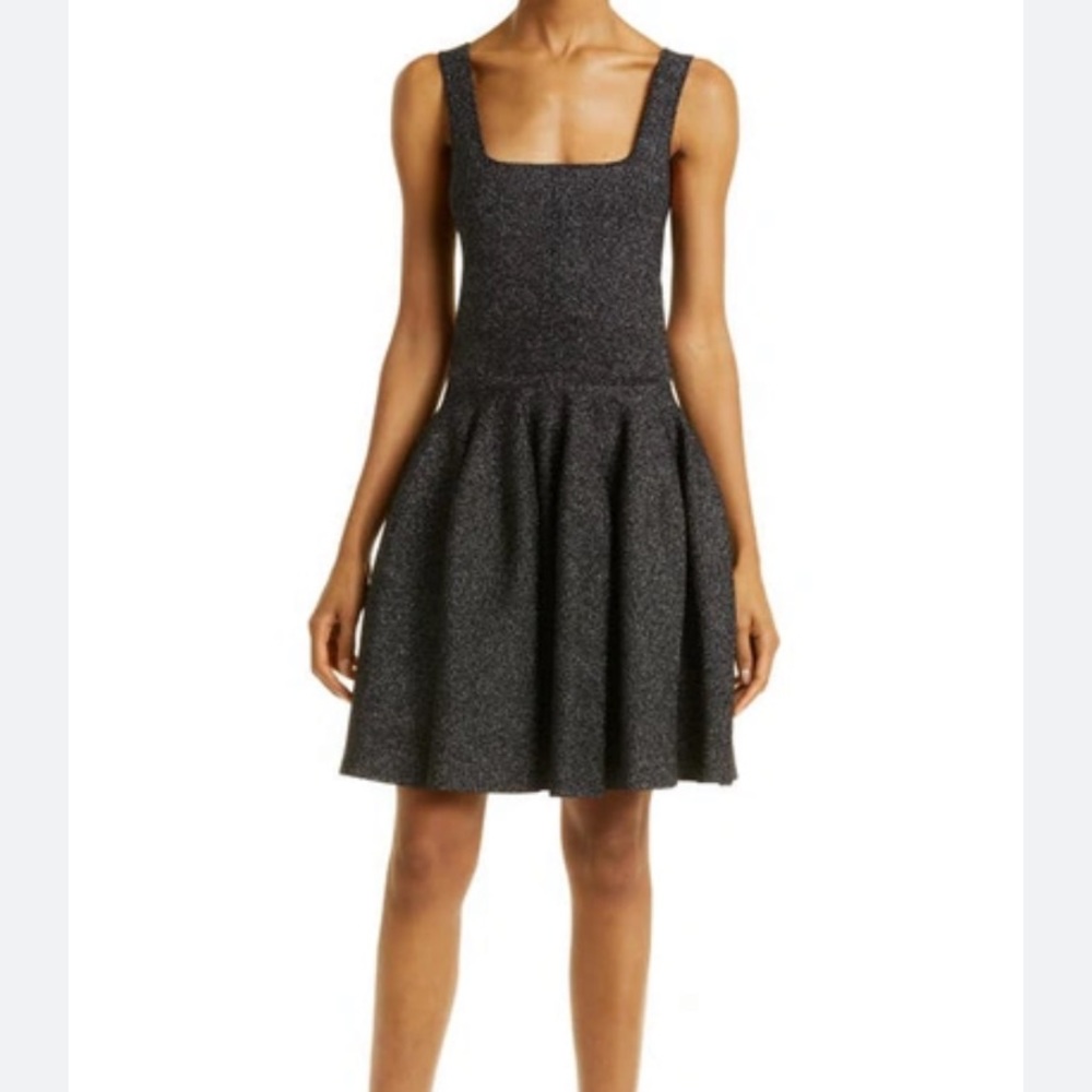 NEW Ted Baker Glitzia metallic skater dress 1 small